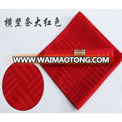 Wholesale Customized Color Square Jacquard Polyester Napkin