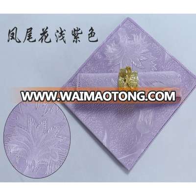 Wholesale Custom Color Jacquard Pattern Banquet Table Napkin